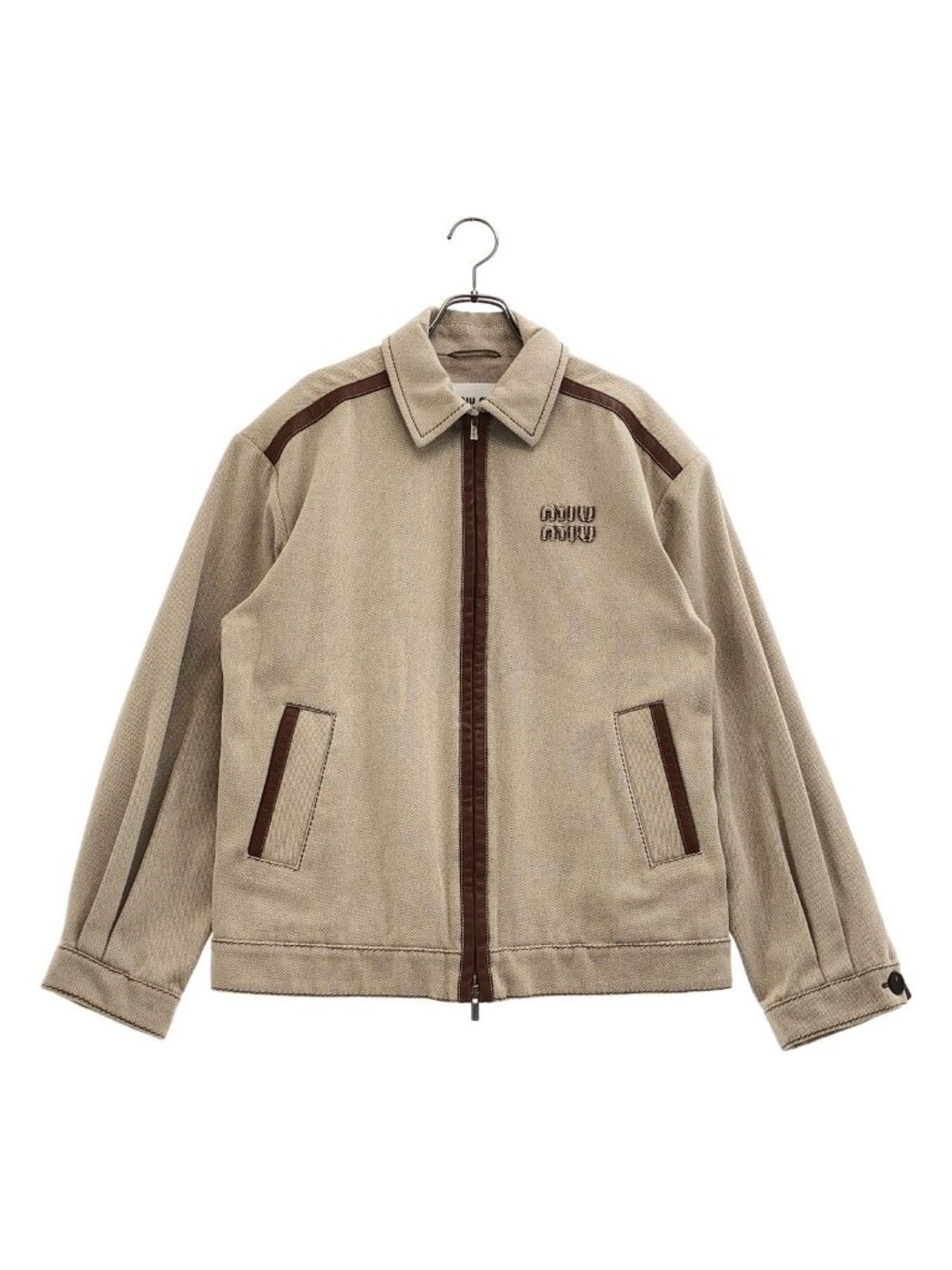 Miu Miu Jacquard Jacket Beige 40